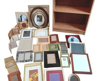 Book Shelf And Picture Frame Collection Bundle