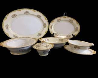 Vtg Noritake Claremont Serving Pieces