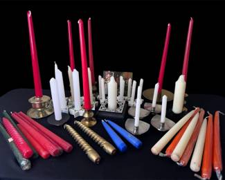 Amazing CandleCandle Holder Mystery Lot