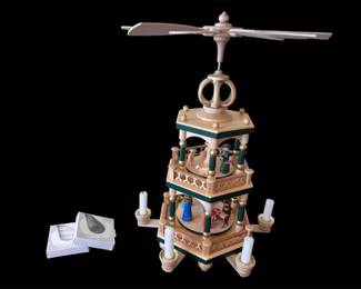 Muller Kleinkunst 2Tier Painted Christmas Story Nativity Pyramid Handcrafted In Germany