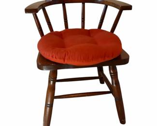 Vintage Wooden Captains Chair