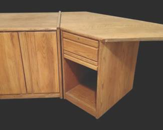 Modular Wooden Corner CabinetPartial Desk See Also MT005DR