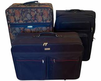 Collection Of Vintage Softside Luggage