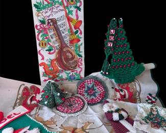Vintage Holiday Decor Mystery Lot