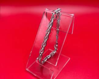 7 Sterling Silver Elaborate Bracelet