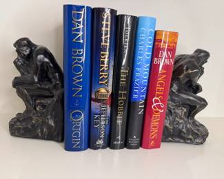 The Thinker Bookends W Some Great Reads