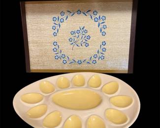 Vintage WarmOMatic And 15 Inch Egg Tray
