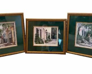 Set Of Vintage Framed Art Prints