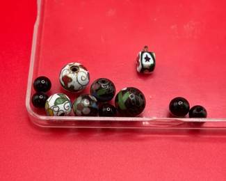 Vintage Decorative Glass Beads