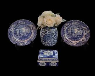 Spode And Like Blue And White Decor Pieces