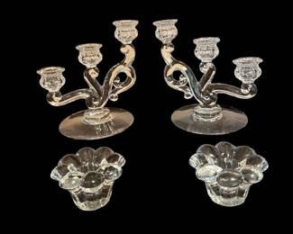 Decorative Glass Candlesticks