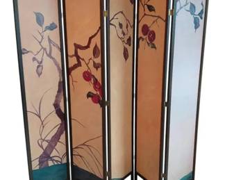 Asian Style Folding Room Divider
