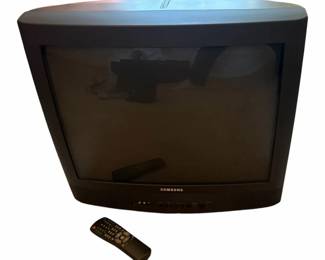 Vintage Samsung CRT Television Set