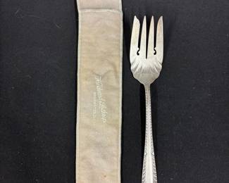 Vintage Sterling Silver Serving Fork