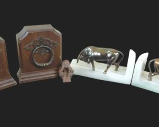 Vintage Bookends Decor Bundle