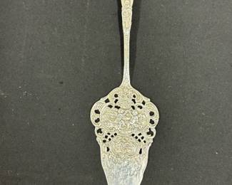 Antique Sterling Silver Wedding Cake Server