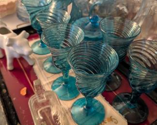 hand-blown Mexican glassware