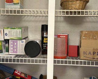 Lot 157: Assorted Household and Storage Items