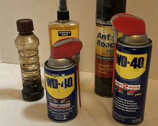 Lot 236: WD-40 Lubricant Cans, Goo Gone Adhesive Remover, and Insect Killer Spray