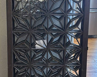 Lot 19: Wooden Decorative Folding Screen Panel