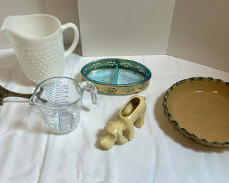 Lot 214: Assorted Decorative and Kitchenware Items