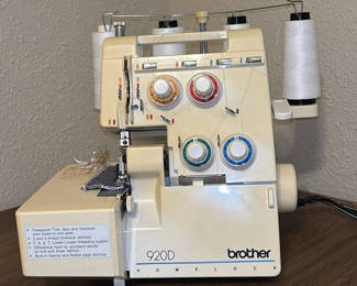 Lot 48: Brother 920D Homelock Serger Sewing Machine