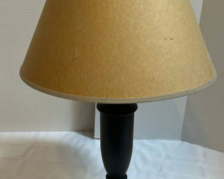 Lot 208: Table Lamp with Beige Shade