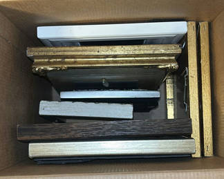 Lot 68: Assorted Picture Frames, Wall Art, and Basket
