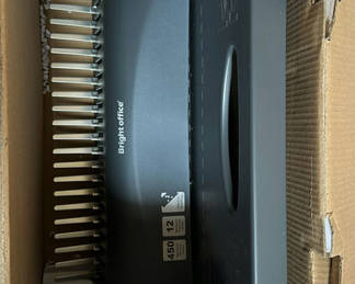 Lot 221: Bright Office Binding Machine