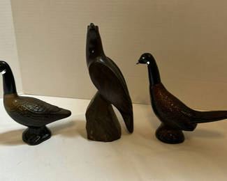 Lot 232: Three Bird Figurines