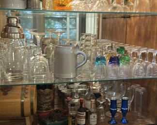 Lot 244: Assorted Glassware and Barware Collection