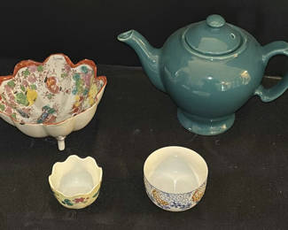 Lot 16: Ceramic Teapot and Assorted Decorative Bowls