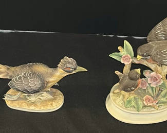 Lot 6: Porcelain Bird Figurines