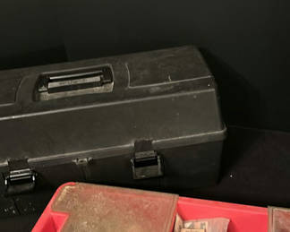 Lot 258: Tool Boxes with Firearm Cleaning and Shooting Accessories