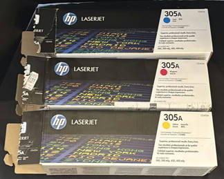 Lot 36: HP LaserJet 305A Toner Cartridges