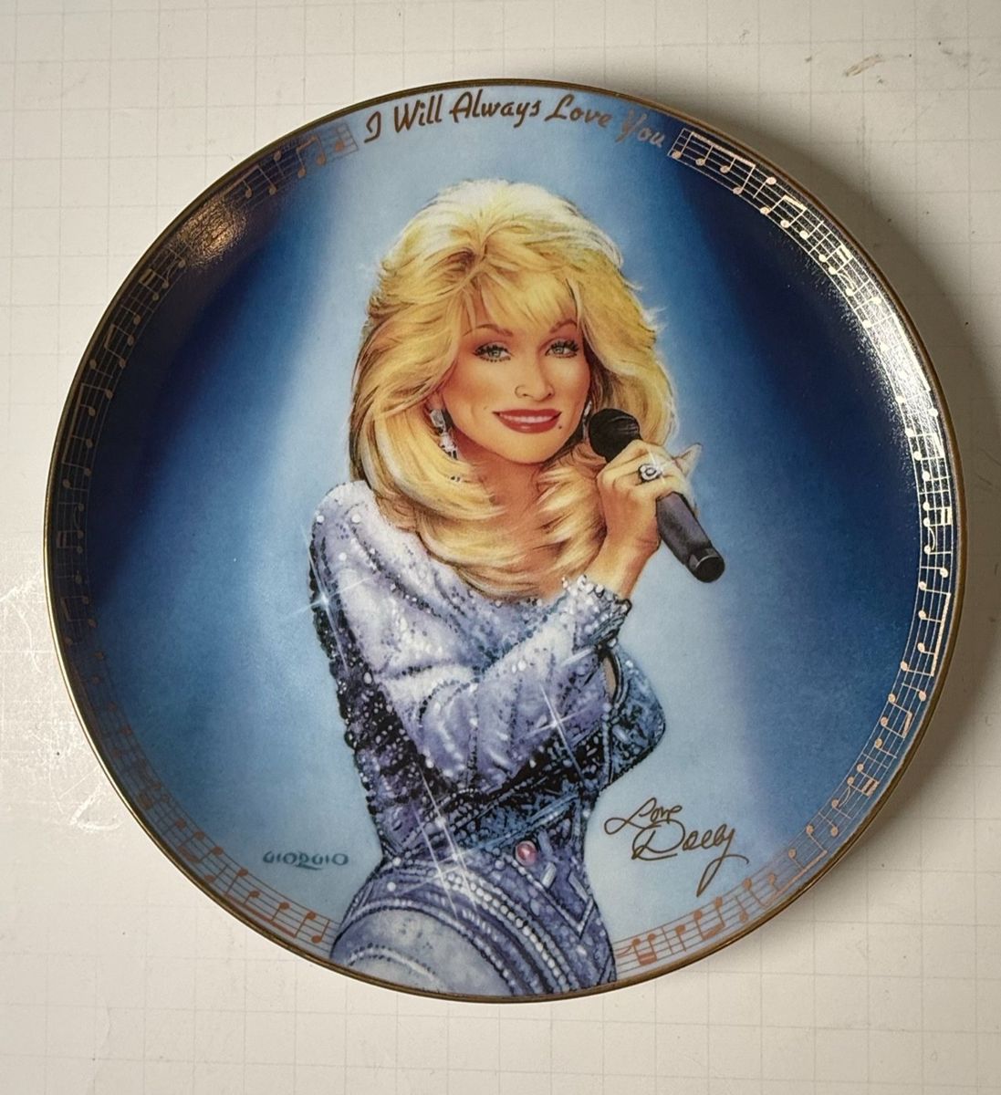 Bradford Exchange Dolly Parton I Will Always Love You Collector Plate