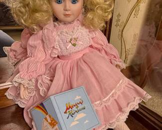 1989 Edwin M. Knowles 'Meagan' Porcelain Doll