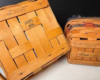 Longaberger Handwoven Baskets