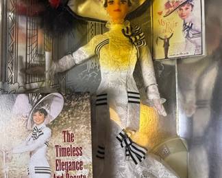 1995 Mattel Hollywood Legends Collection My Fair Lady Barbie Dolls