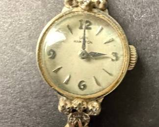Vintage Hamilton 14K Gold Ladies Watch