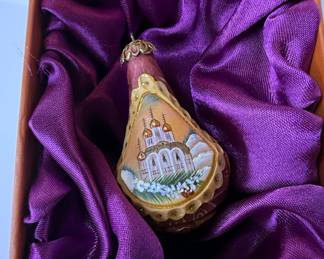 G. DeBrekht Artistic Studios Hand-Painted Cathedral Ornament
