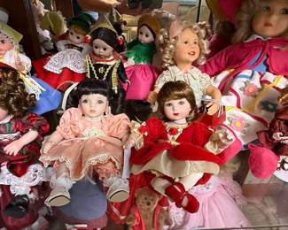 Assorted Porcelain Collector Dolls