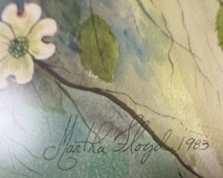 Martha Floyd Dogwood Watercolor Painting