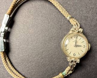 Vintage Hamilton 14K Gold Ladies Watch