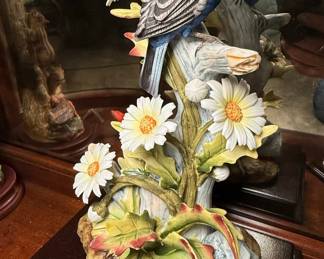 Andrea by Sadek Mountain Bluebird Porcelain Figurine