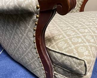Traditional Style Upholstered Armchair