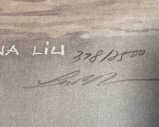 Lena Liu Limited Edition Signed and Numbered Floral Print