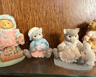 Assorted Enesco Calico Kittens Figurines