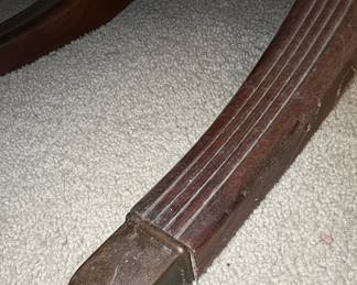 Duncan Phyfe Style Mahogany Drop Leaf Dining Table