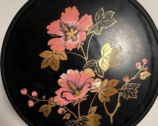 Japanese Style Floral Lacquerware Box